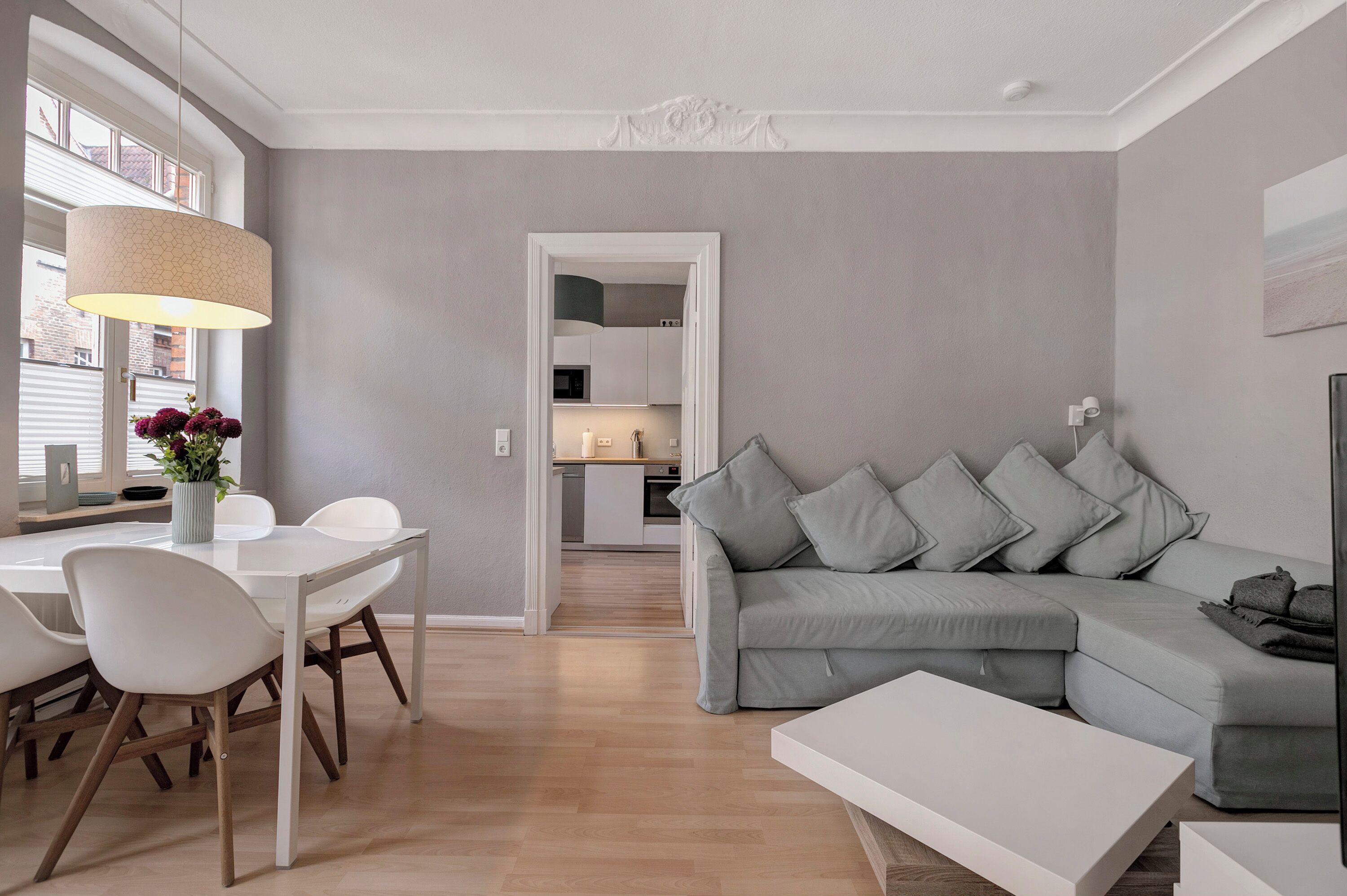 TV, DVD player, stereo