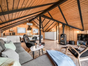 Fernseher, Kamin