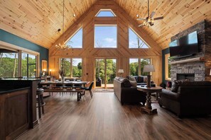 Smart TV, video games - Black Bear & Blue Heron by AvantStay | 2 Lakefront Homes, Sleeps 43, Pools (Sherrills Ford)