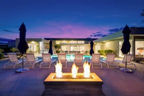 Pool - Sleeps 40 | 3 Villas, Putting Green, Bocce, Pool | Polo Villas Tres by AvantStay (La Quinta)