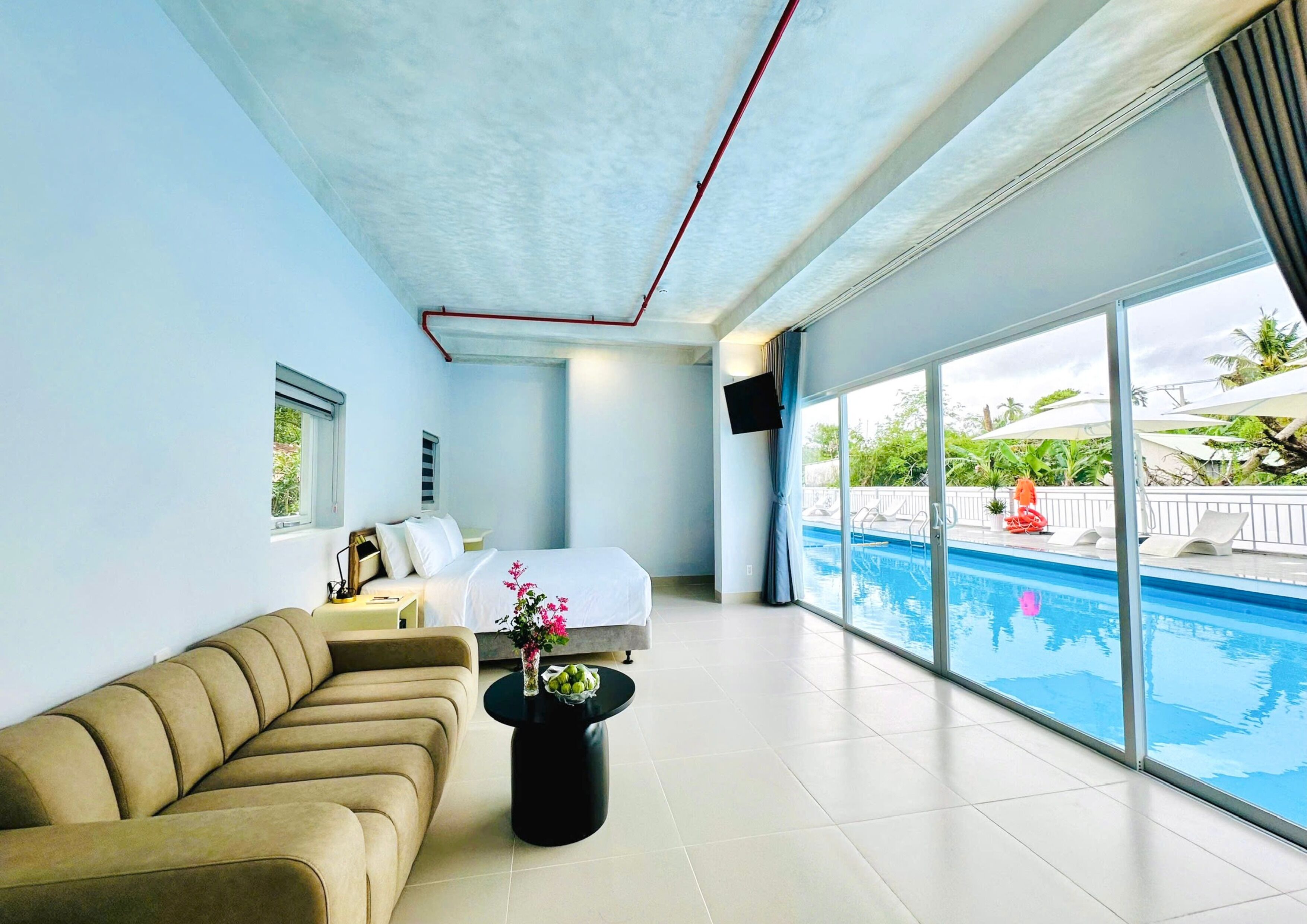 Six - Bedroom Villa | Egyptian cotton sheets, premium bedding, pillowtop beds, minibar