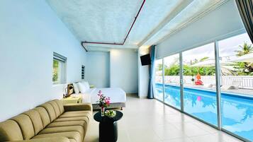 Executive-Villa, 6 Schlafzimmer | Bettwäsche aus ägyptischer Baumwolle, hochwertige Bettwaren