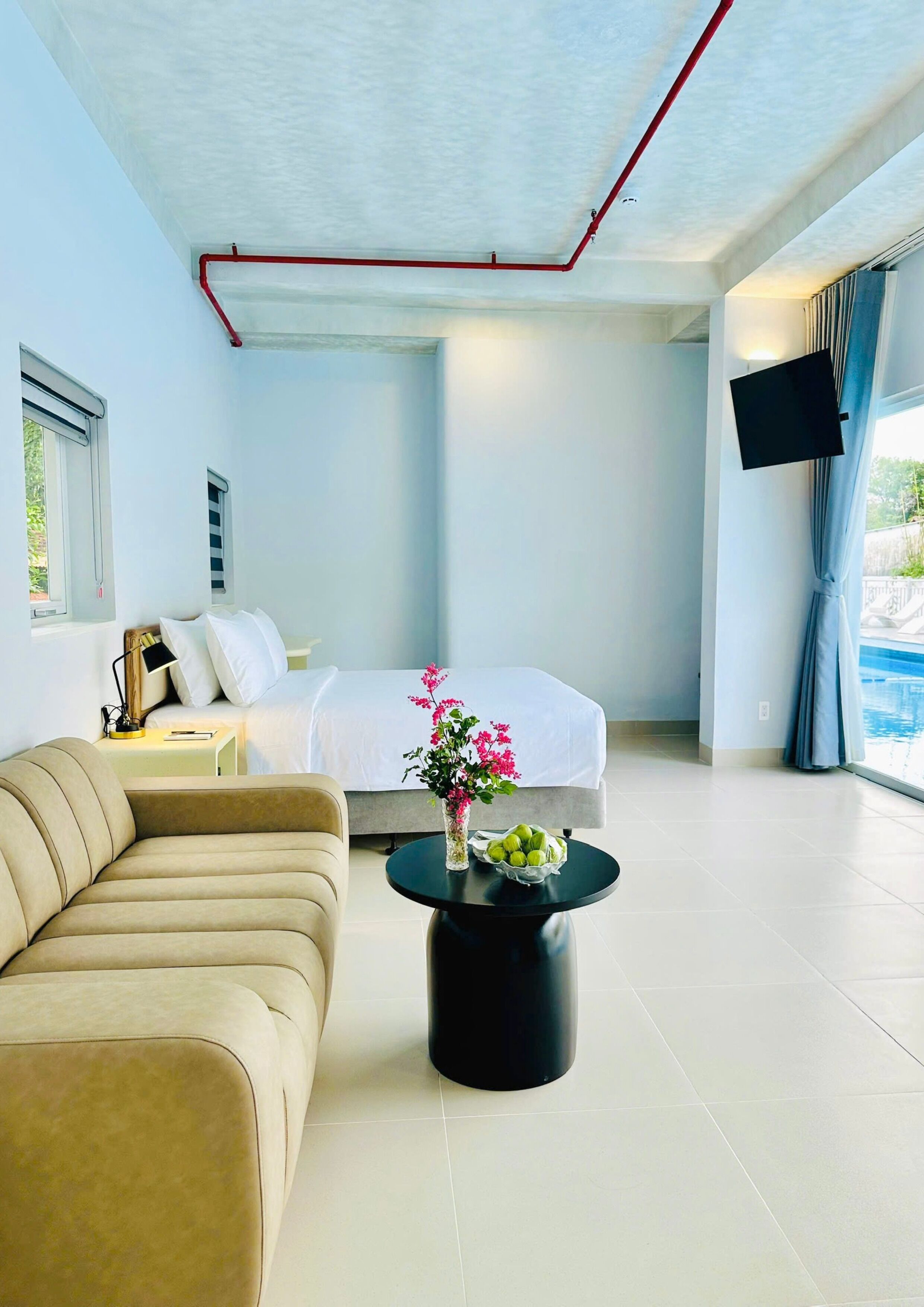 Executive villa, 6 slaapkamers | Lakens van Egyptisch katoen, luxe beddengoed, pillowtop-bedden