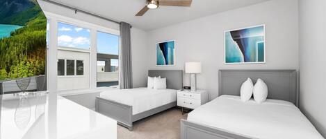 5 bedrooms, in-room safe, iron/ironing board, free WiFi