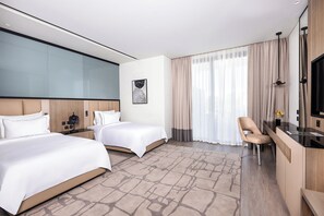 Villa, varias camas | Artículos del minibar gratis y caja de seguridad en la habitación 