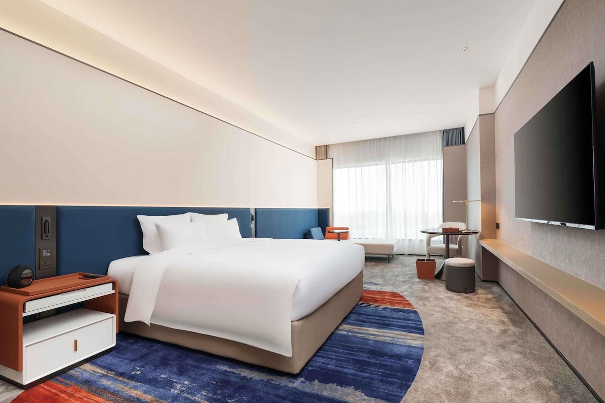 Ropa de cama de alta calidad, edredón y minibar