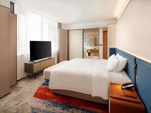 Suite, 1 llit de matrimoni gran | Roba de llit d'alta qualitat, cobrellits i minibar 