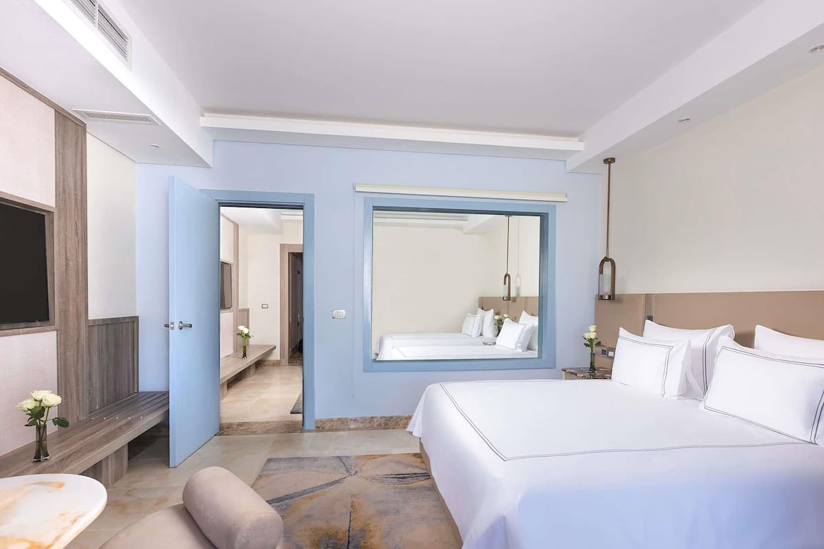 Habitación familiar, 2 camas matrimoniales | Ropa de cama de alta calidad y artículos del minibar gratis