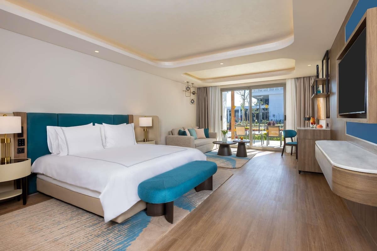 Executive Suite Beach Side | Ropa de cama de alta calidad y artículos del minibar gratis