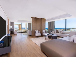 Ropa de cama de alta calidad y artículos del minibar gratis