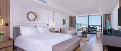 Premium bedding, free minibar, in-room safe, blackout drapes