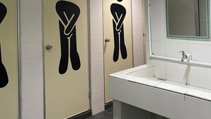 Máy sấy tóc, chậu vệ sinh/vòi rửa, khăn tắm 
