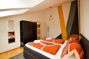 2 間睡房、熨斗/熨衫板、Wi-Fi、床單