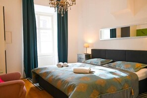 2 間睡房、熨斗/熨衫板、Wi-Fi、床單