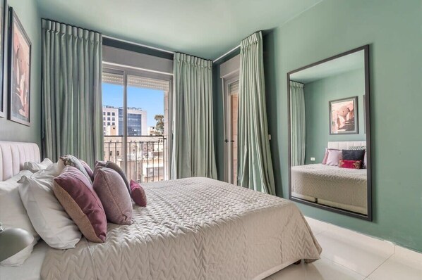 2 bedrooms, iron/ironing board, travel crib, WiFi