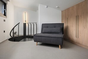 Interior - Thalassa Majo Luxury Sea View Villa 5-Bedroom with Gym,Sauna,Heated Private Pool (Malevizi)