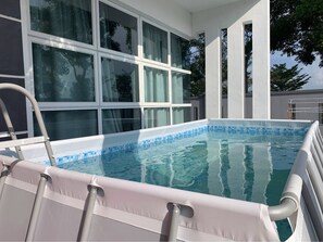 Outdoor pool - Fun Villa 16-22px Pool BBQ Netflix KTV (Bandar Penawar)