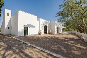 Voorkant van accommodatie