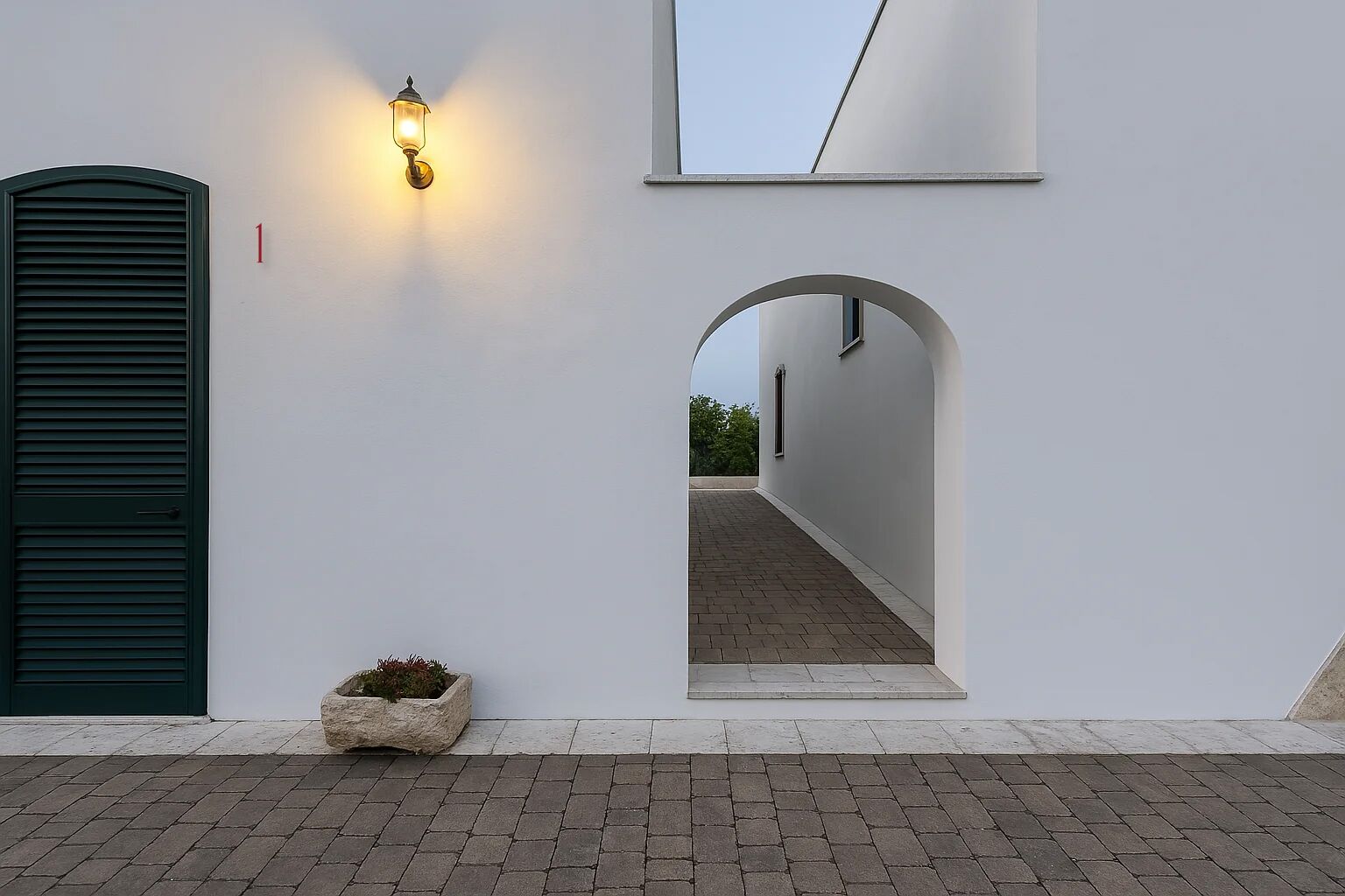 Fassade der Unterkunft