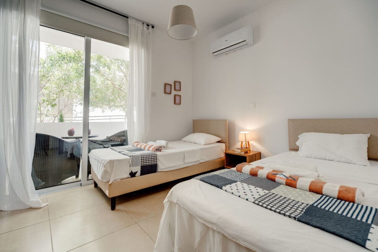 2 bedrooms, iron/ironing board, travel crib, WiFi