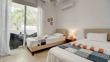 2 bedrooms, iron/ironing board, travel crib, WiFi