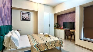 1 室のベッドルーム、アイロン / アイロン台、WiFi、ベッドシーツ