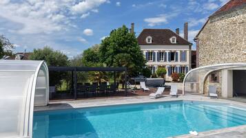 Indoor pool, a heated pool