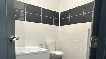 House | Bathroom | Combined shower/tub, deep soaking tub, hair dryer, towels
