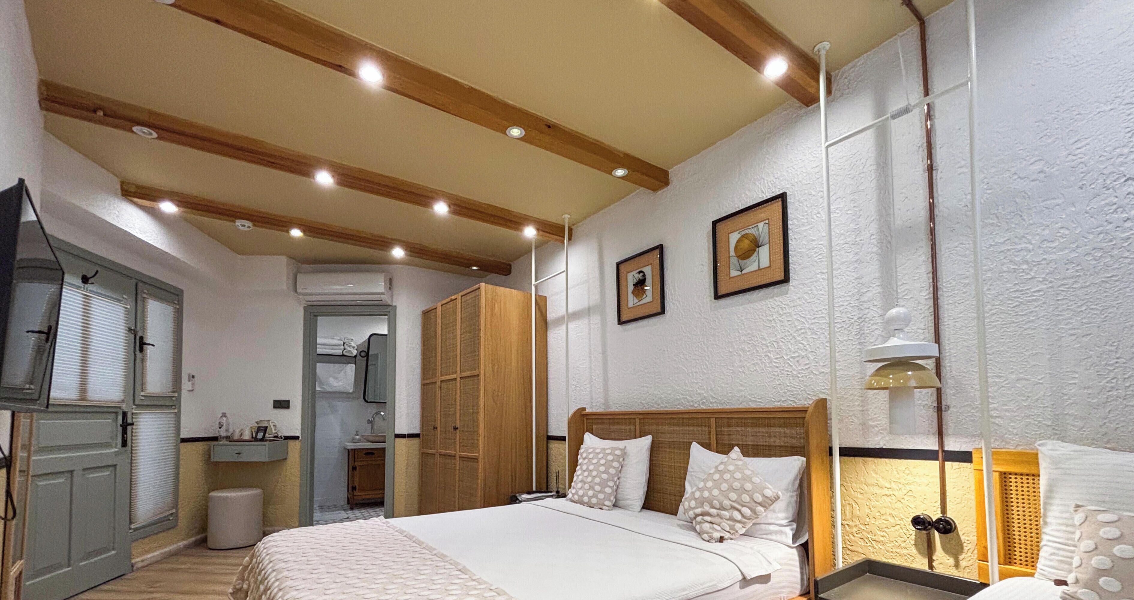 3 Person Economy Room, Basement, With Window | Wi-Fi de cortesia, roupa de cama