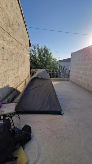 Economy Tent | Living area | Computer, heated floors