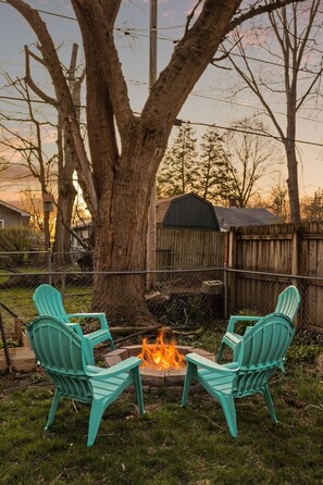 Property grounds - Pet-Friendly Bungalow | Grill + Fire Pit! (Indianapolis)
