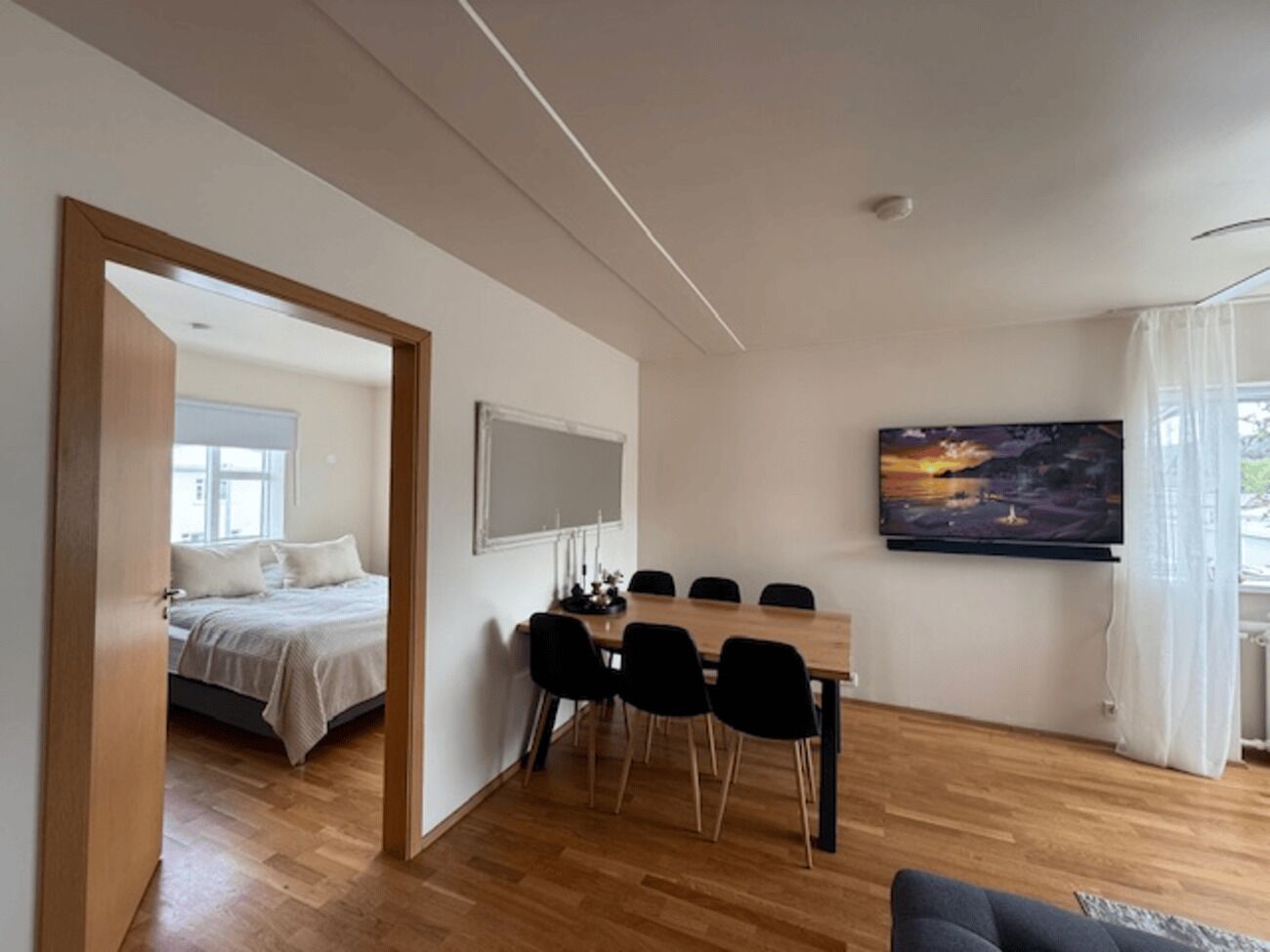 Appartement, vue jardin | Restauration dans la chambre