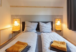 2 Schlafzimmer, Reisekinderbett, WLAN, Bettwäsche