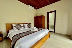 別墅, 2 間臥室 | 2 間臥室、筆電工作空間、免費無線上網、床單