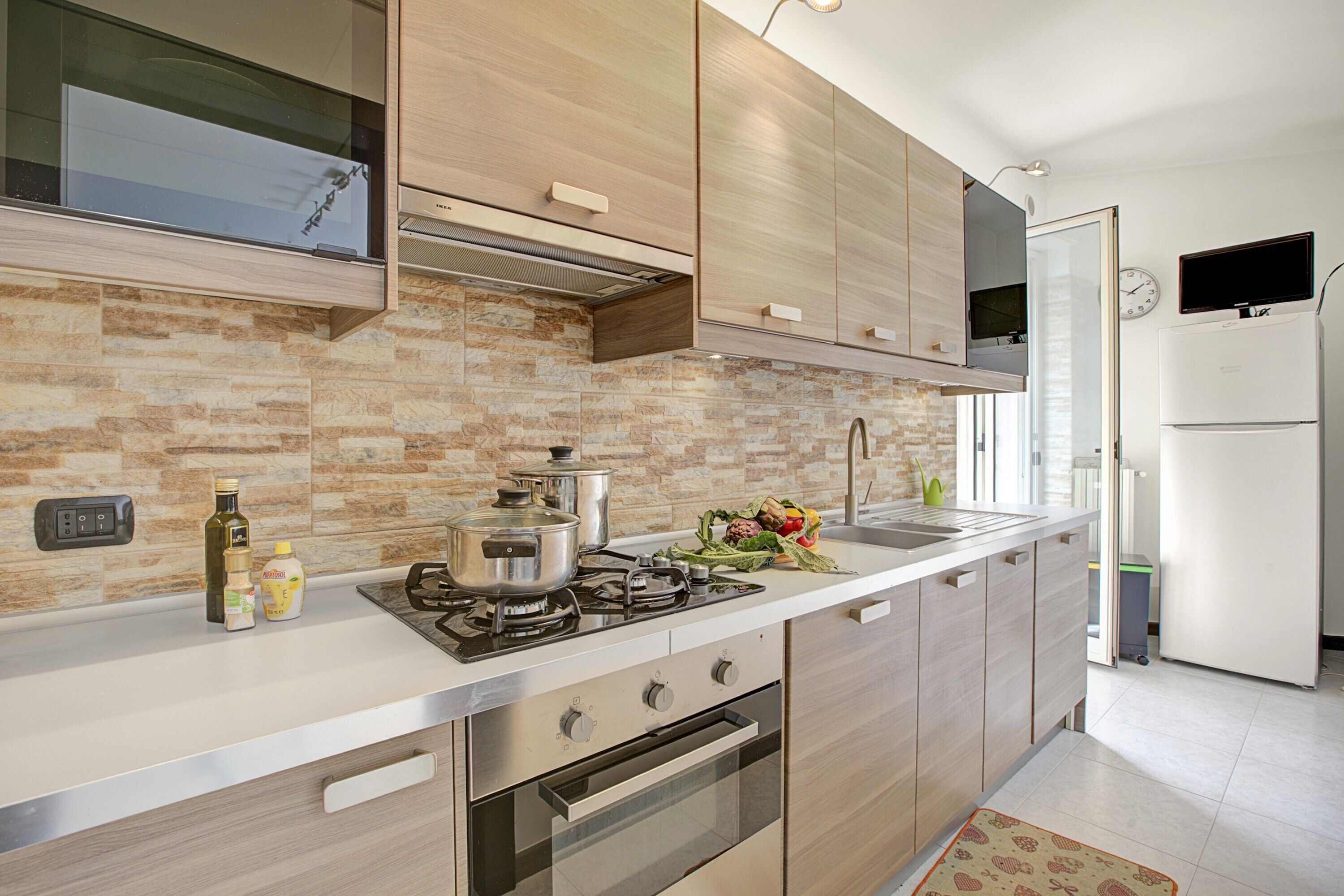 Appartement Familial, plusieurs chambres (Monopoli Beach House 200 m from the) | Cuisine privée