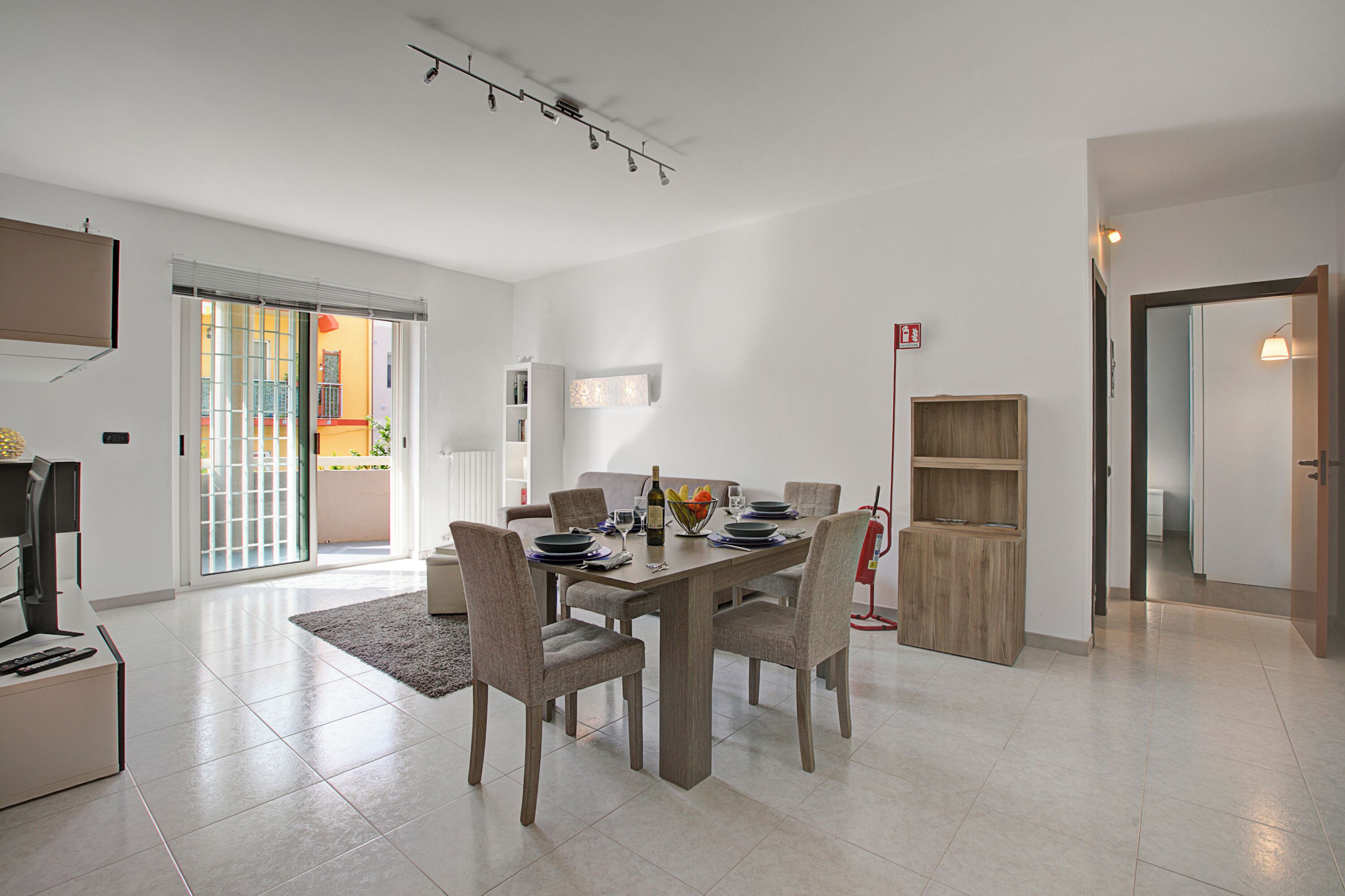 Familielejlighed - flere soveværelser (Monopoli Beach House 200 m from the) | Spiseområde