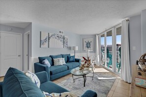 TV, DVD player - Morning Sunrise - 2 bedroom, Oceanfront Condo (North Topsail Beach)