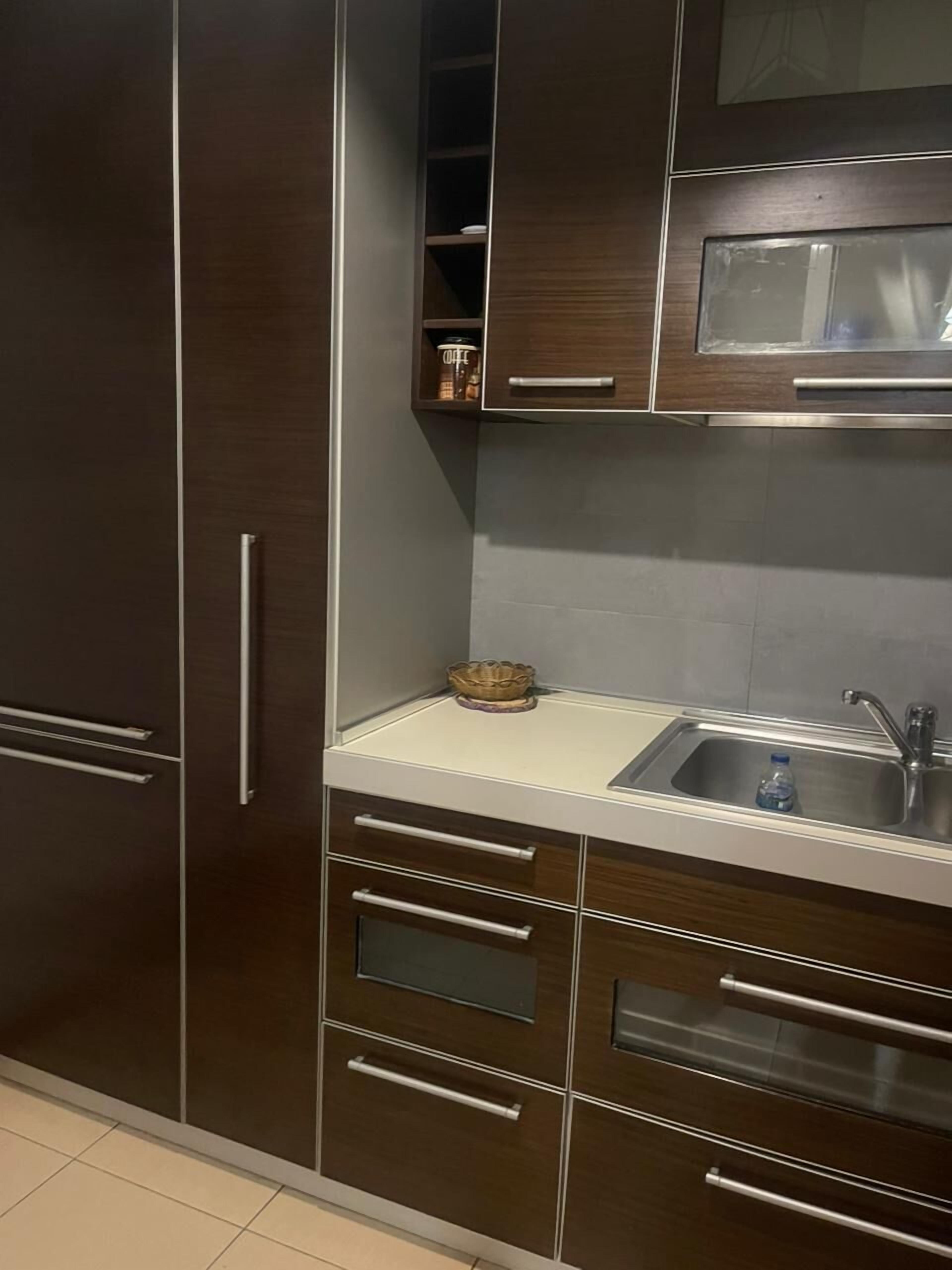 Appartement, 1 chambre | Cuisine privée | Réfrigérateur, un four, surface de cuisson, bouilloire électrique