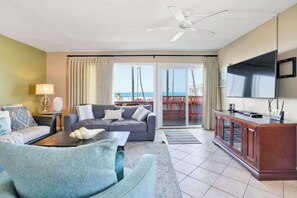 Una Smart TV, una oficina