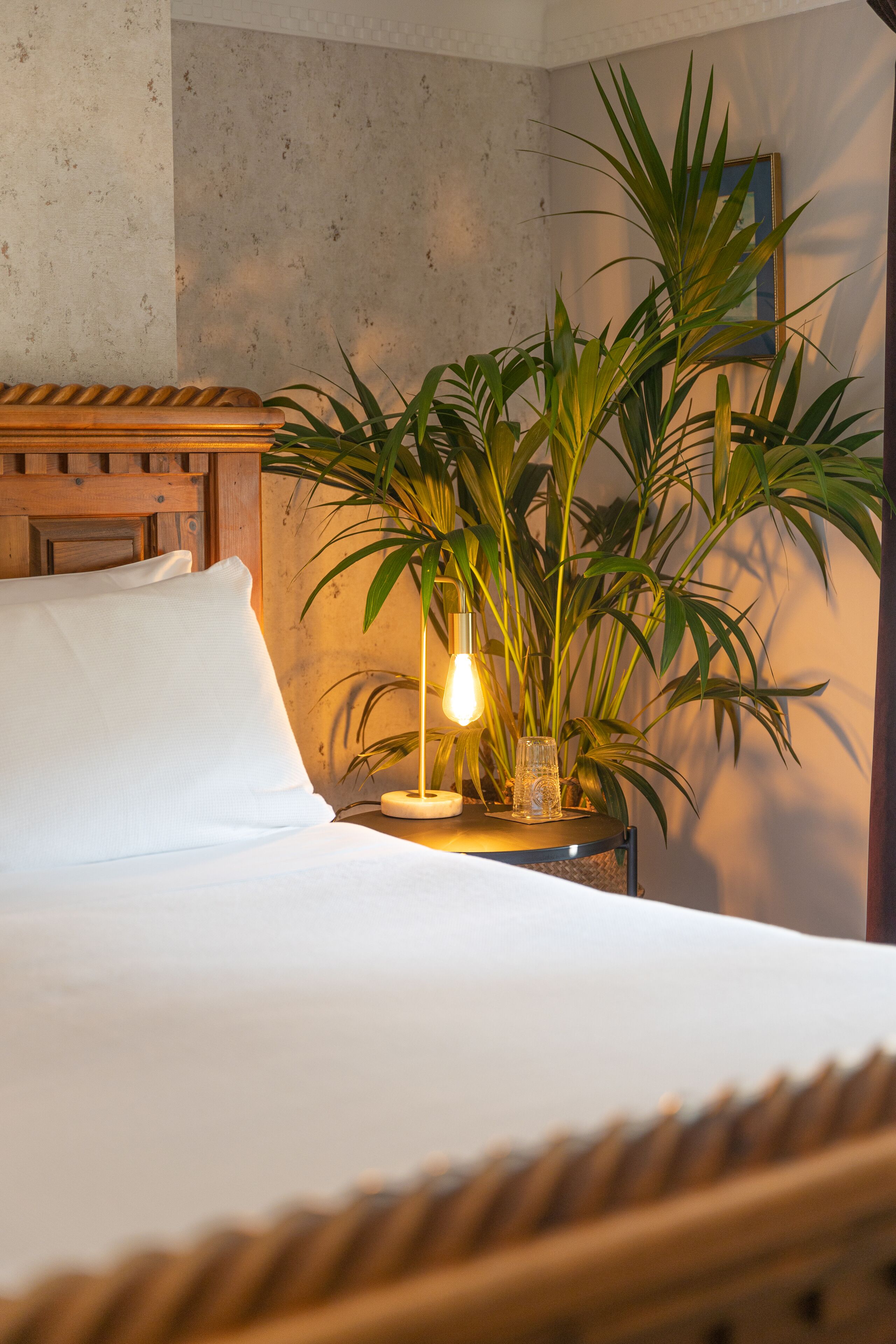 Deluxe dubbelrum (The Earl) | Sängtillbehör av högsta kvalitet och bäddmadrasser