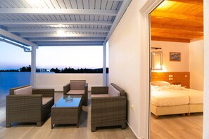 Room, 1 Bedroom, Smoking, Terrace | 1 bedroom - Room-third Floor With sea View Double or (Paros)