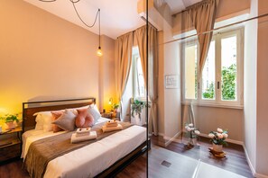 2 chambres, fer et planche à repasser, lit parapluie, Wi-Fi gratuit