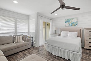 1 室のベッドルーム、アイロン / アイロン台、WiFi (無料)、ベッドシーツ