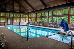Indoor pool, outdoor pool