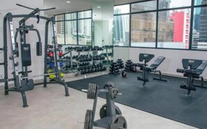 Fitness facility - Stylish Apartment in the heart of Panama City 1Bed 2 Full Bath (Panama City)