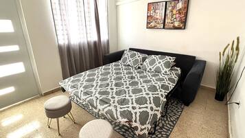 1 makuuhuone, ilmainen Wi-Fi, vuodevaatteet, pääsy pyörätuolilla