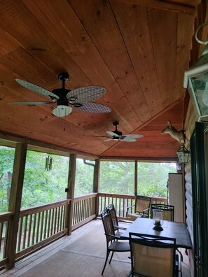 Large screened porch