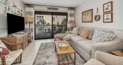 Oceanfront complex. Easy walk to beach. Convenient to pier/village area