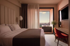 Superior Duplex Maisonette with Jacuzzi | Literie de qualité supérieure, matelas mémoire de forme