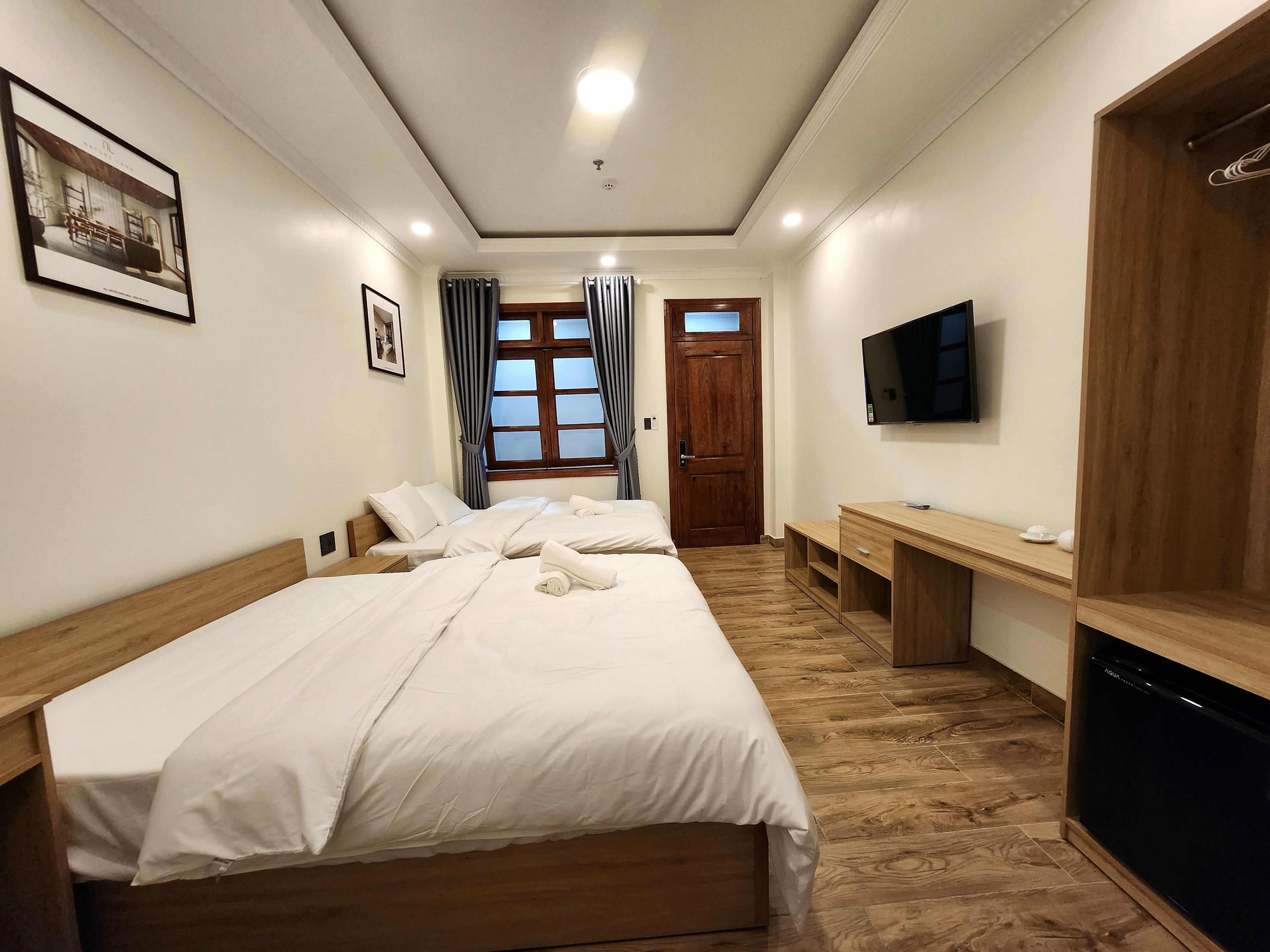 Familjerum | Skrivbord, ljudisolering, gratis wi-fi och sängkläder